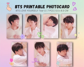 BTS Love Yourself Tear U Version Photocard | BTS Printable