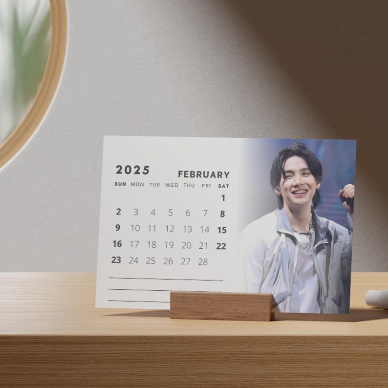 Bts Suga Calendar 2025 Min Yoongi Desk Calendar 2025 Digital Calendar Bts Suga Calendar 2025 Min Yoongi Desk Calendar 2025 Digital Calendar