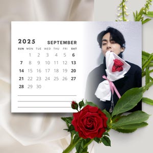 V BTS Wall Calendar 2025 A3 Size, Kpop Calendar 2025