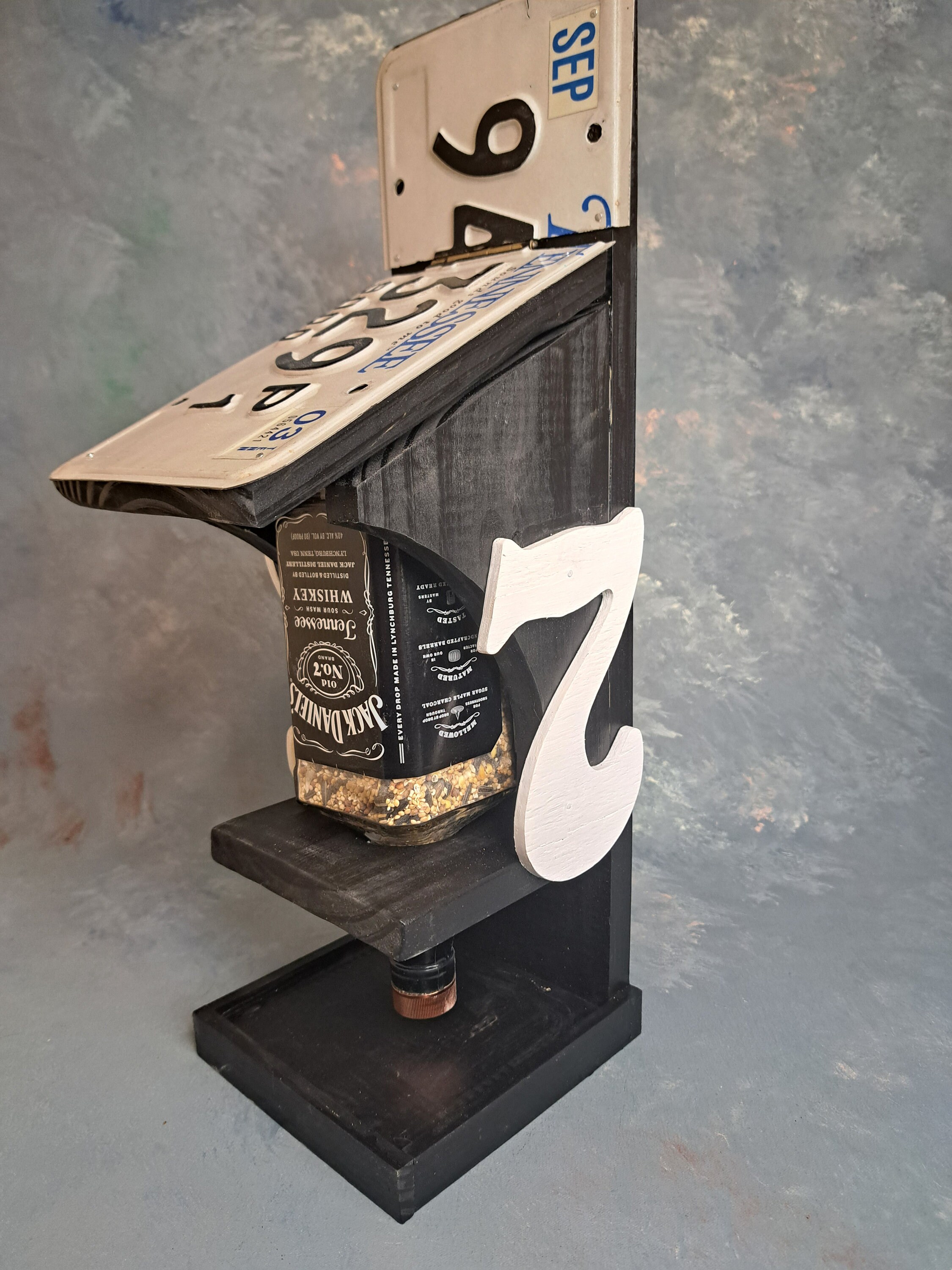 Whisky Bottle Bird Feeder Etsy