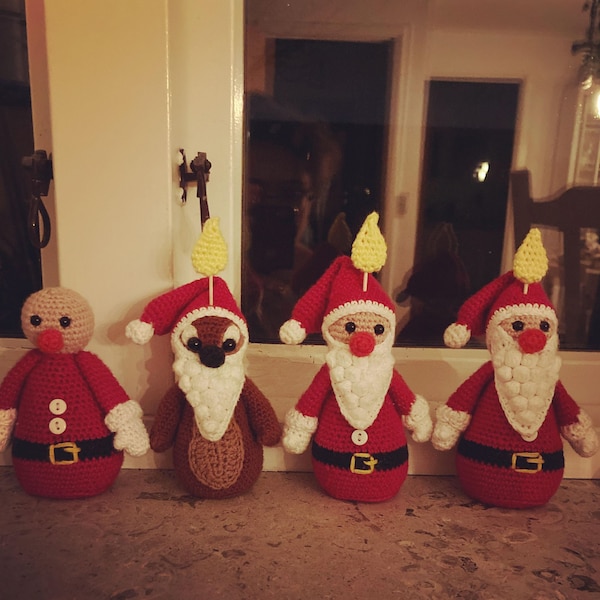 Santa-hiding Chipmunk- PATTERN ONLY