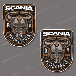 SCANIA Rear Cab sticker decal For New generation 2017-23 truck. Any Colour.