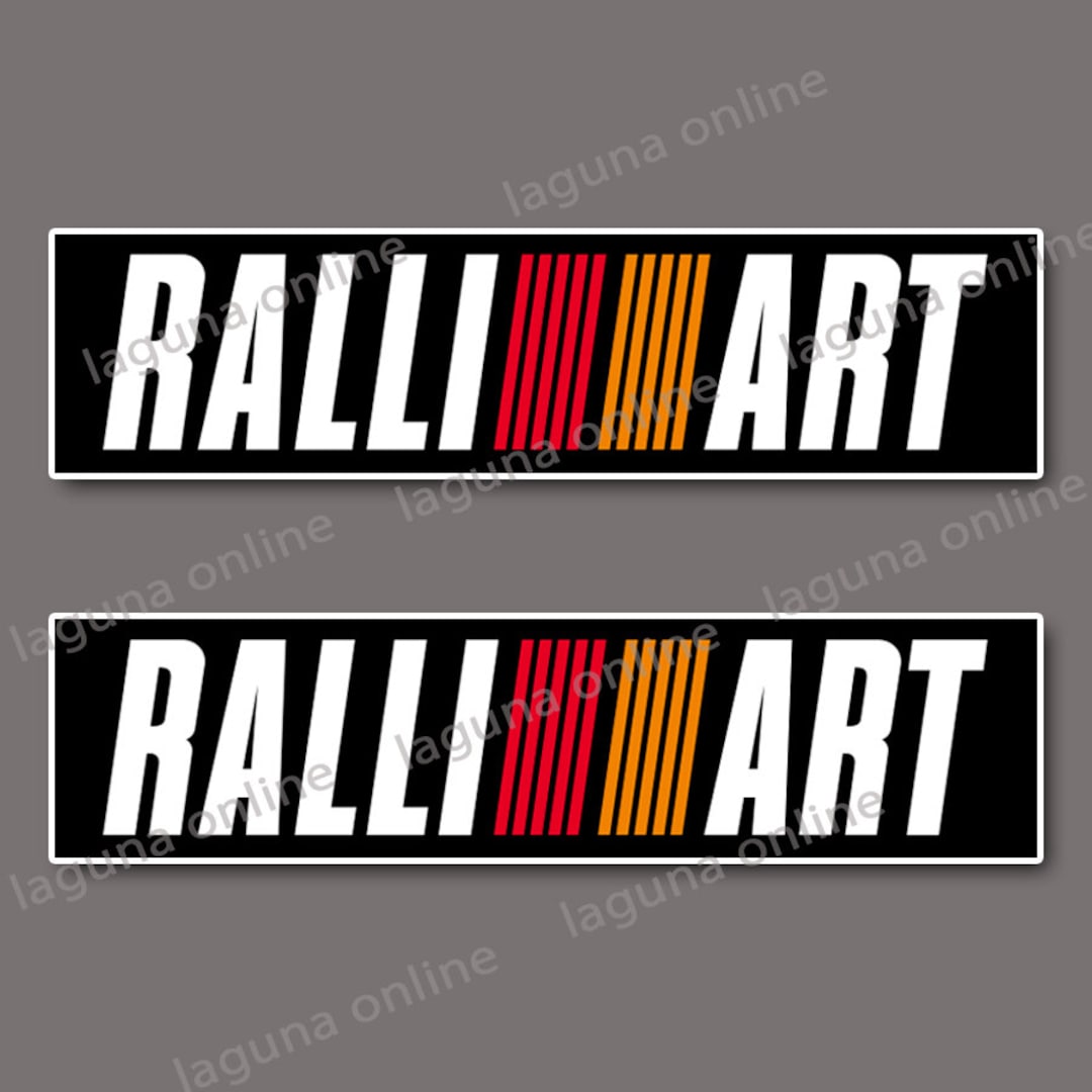 RALLIART Logo Gloss Weatherproof Decal Sticker - Etsy