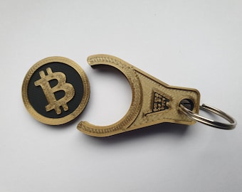 Token de carrito de supermercado Bitcoin (tamaño en libras esterlinas)