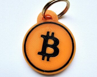 Llavero con etiqueta NFC de Bitcoin