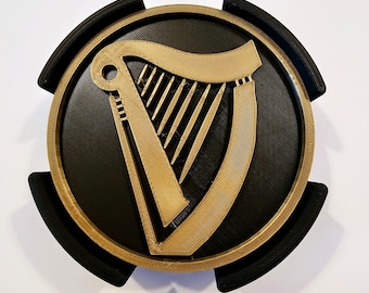 Juego de 4 posavasos Guinness con soporte