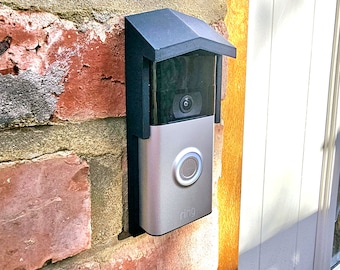 Carcasa protectora deslizable resistente a la lluvia para timbre con video Ring 2/3/4