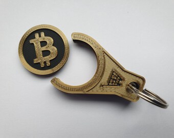 Bitcoin Shopping Supermarket Trolley Token EU Euro Size