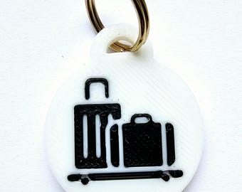 Llavero con etiqueta NFC para equipaje de viaje