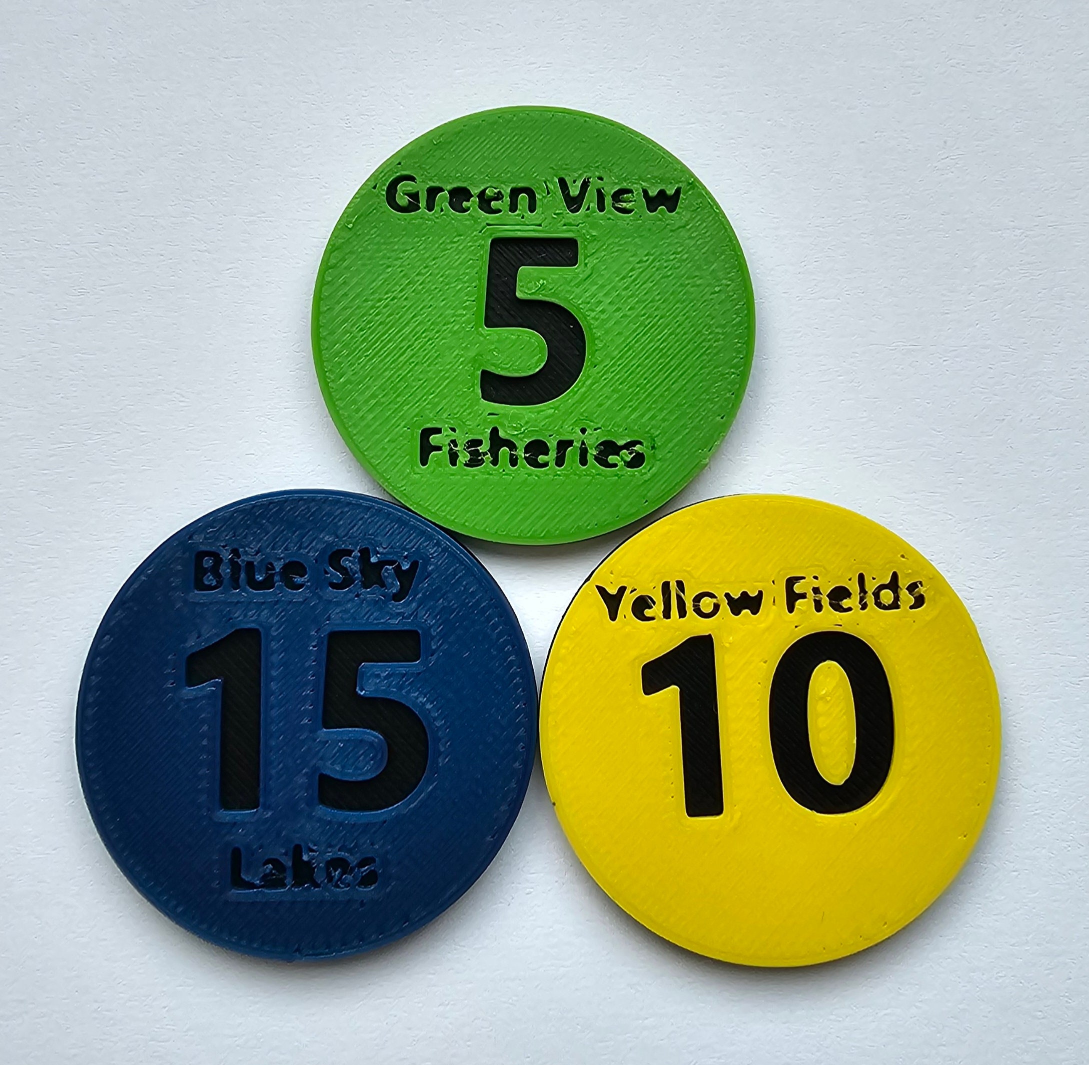 Disco Numero Per Gare Di Pesca E Tiro A Segno - Personalizzato - 80mm X 80mm In Plastica