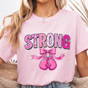 Coquette Boxing Gloves PNG: Pink Checkered Design, Cancer Awareness (Digital Download)