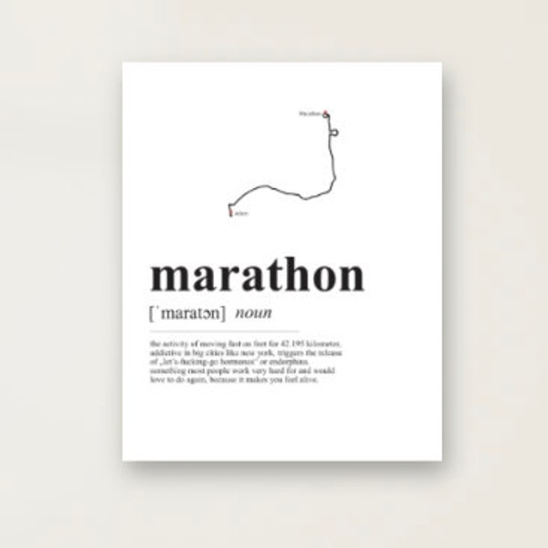 The Marathon Poster