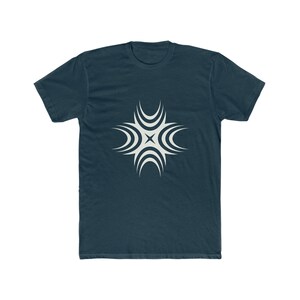 Symmetrical Design Graphic Men's Classic-fitted Crew T-shirt