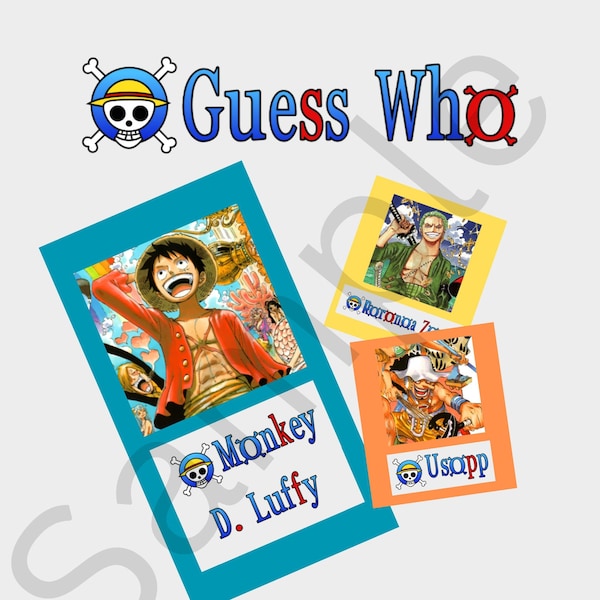 One Piece Guess Who Inserts, Digital Download