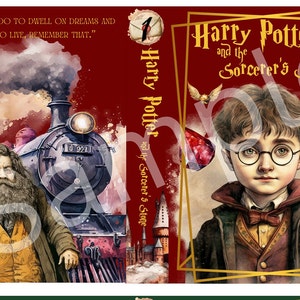 HP Book 1-7 plus cursed child Dust Jackets digital download