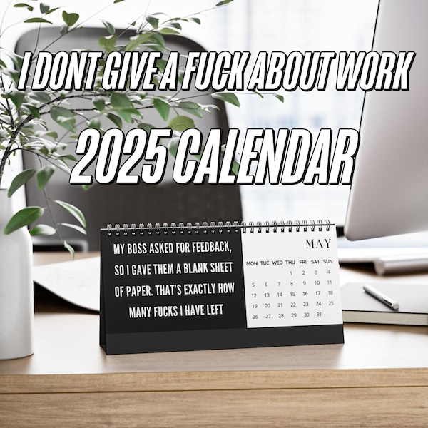 Rude 2025 Calendar Etsy UK