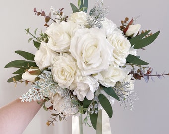 Wedding bouquet, White bridal bouquet, white wedding bouquet, white bridal bouquet