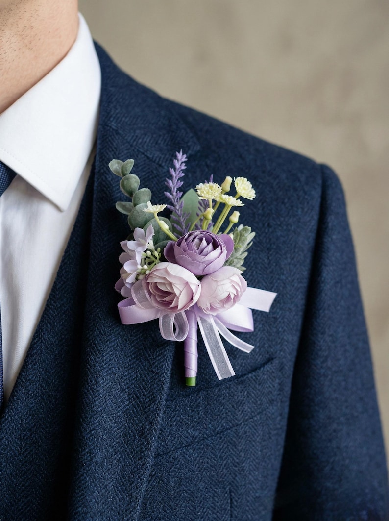 Wedding bouquet, Lavender bridal bouquet, lavender wedding bouquet, lilac bridal bouquet Bild 15