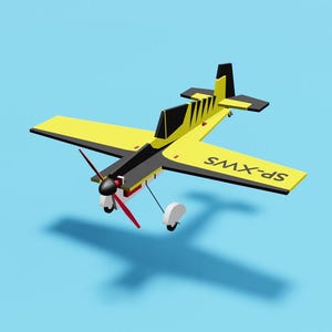 Perfil del avión de entrenamiento RC, Simple 3D Flyer, "X-WASP"