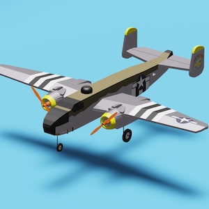 B-25 Mitchell, Simple RC Airplane Plans