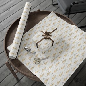 Silly Goose Wrapping Paper Roll, Watercolor Goose All Occasion Gift Wrap, Baby Shower Neutral Gift , Gift Packaging Papers For Toddler