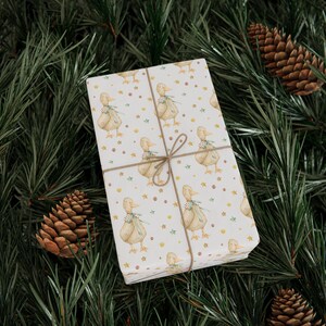 Silly Goose Wrapping Paper Roll, Watercolor Goose All Occasion Gift Wrap, Baby Shower Neutral Gift Wrap, Gift Packaging Papers