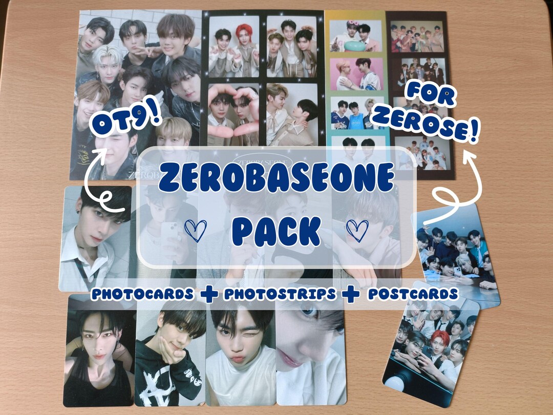 ZEROBASEONE Pack ZB1 Group Bundle Fan Pack Set | Kpop Bias Pack, Kpop ...