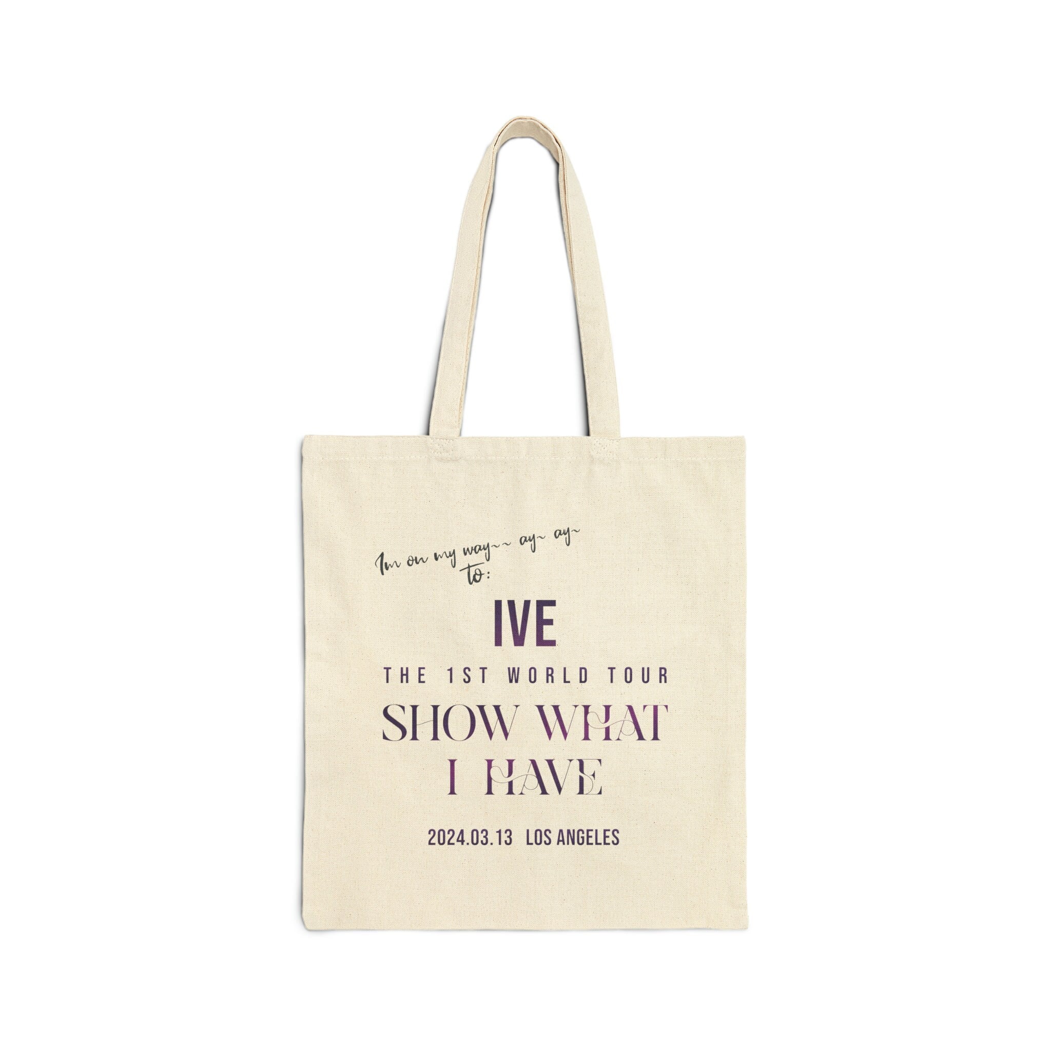 IVE トートバッグ SHOW WHAT i HAVE ブラック IVE 1ST WORLD TOUR