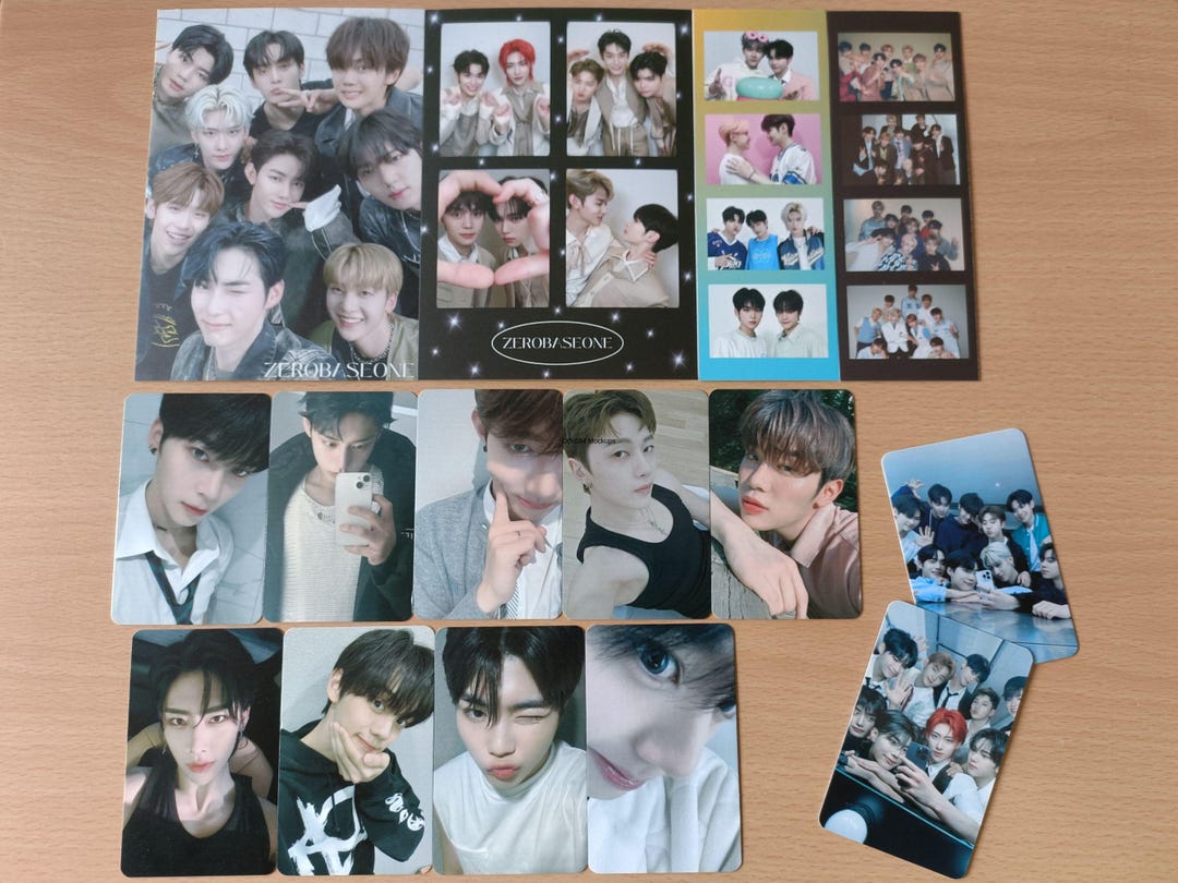 ZEROBASEONE Pack ZB1 Group Bundle Fan Pack Set | Kpop Bias Pack, Kpop ...