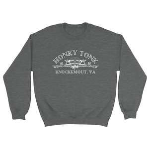 Honky Tonk Knockemout Series Bookish Booktok Reading Reader's Gift Classic Unisex Crewneck Sweatshirt