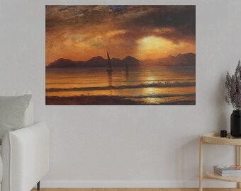 Sailing Into The Sunset - Canvas