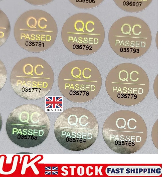 Ace Rnd Security Red Label Brother Label Makers 196-Pack Hologram Stickers - Round Security Seal ...