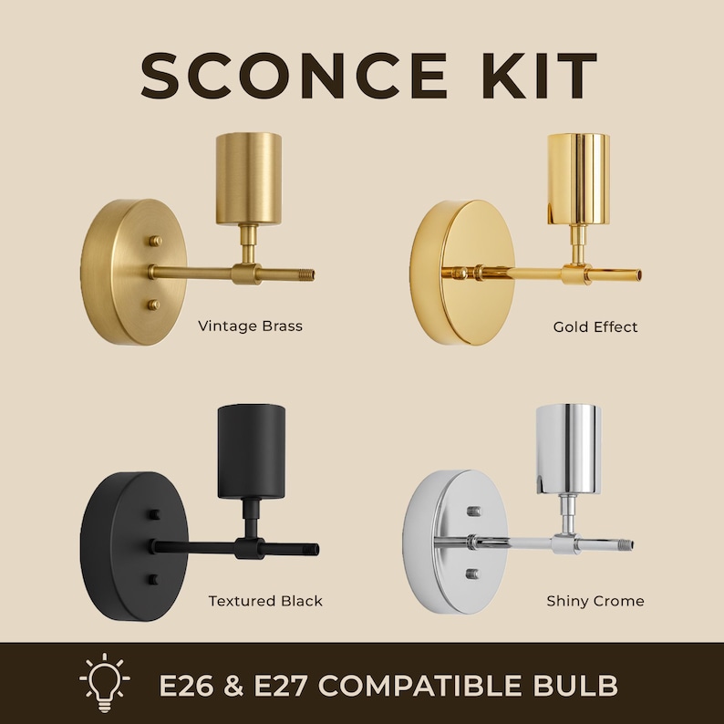 Olive Wall Sconce Lighting – Custom Resin and Hardware Options image 10