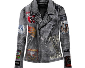 ヴィンテージ80s.90s デッドストック。レザーバイカージャケット ヴィンテージ80s.90s デッドストック。レザーバイカージャケット