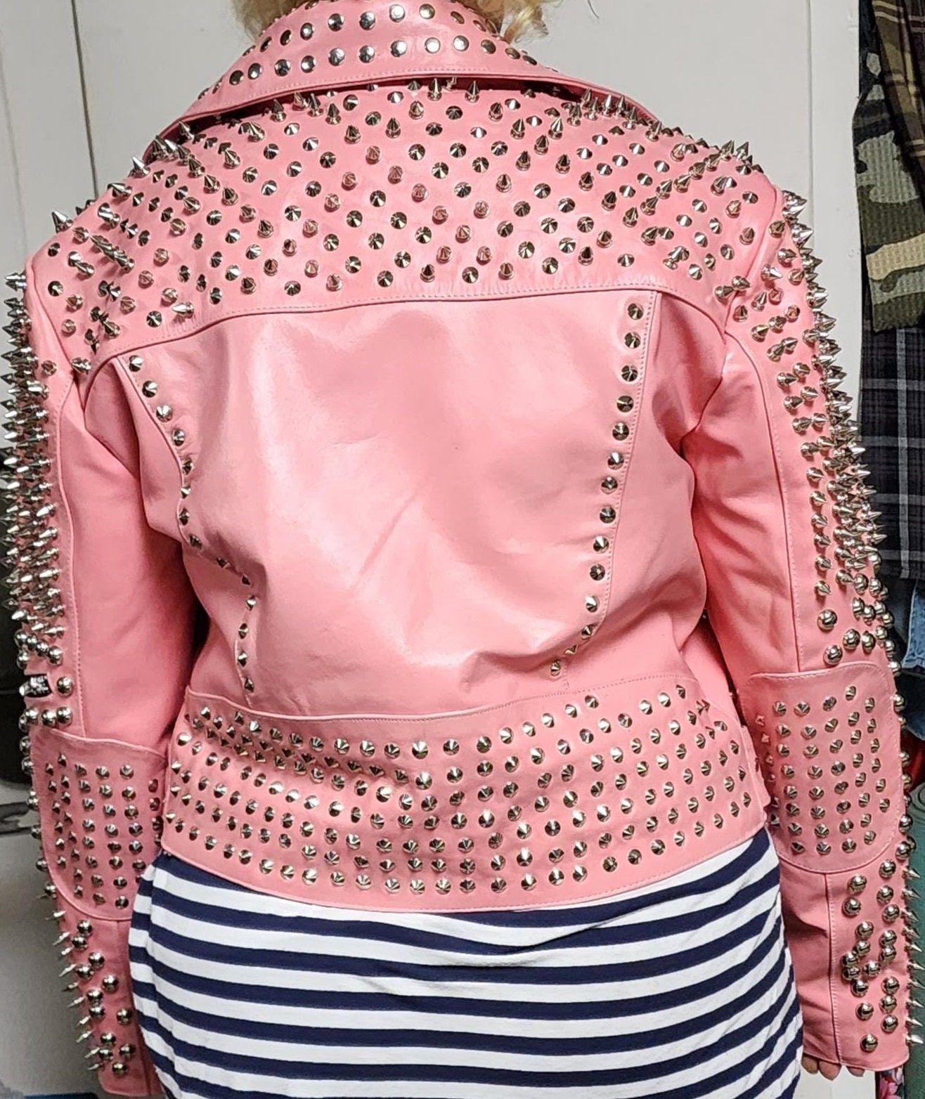 Punk Rocker Spiked Leather Jacket in Steampunk Style - Etsy