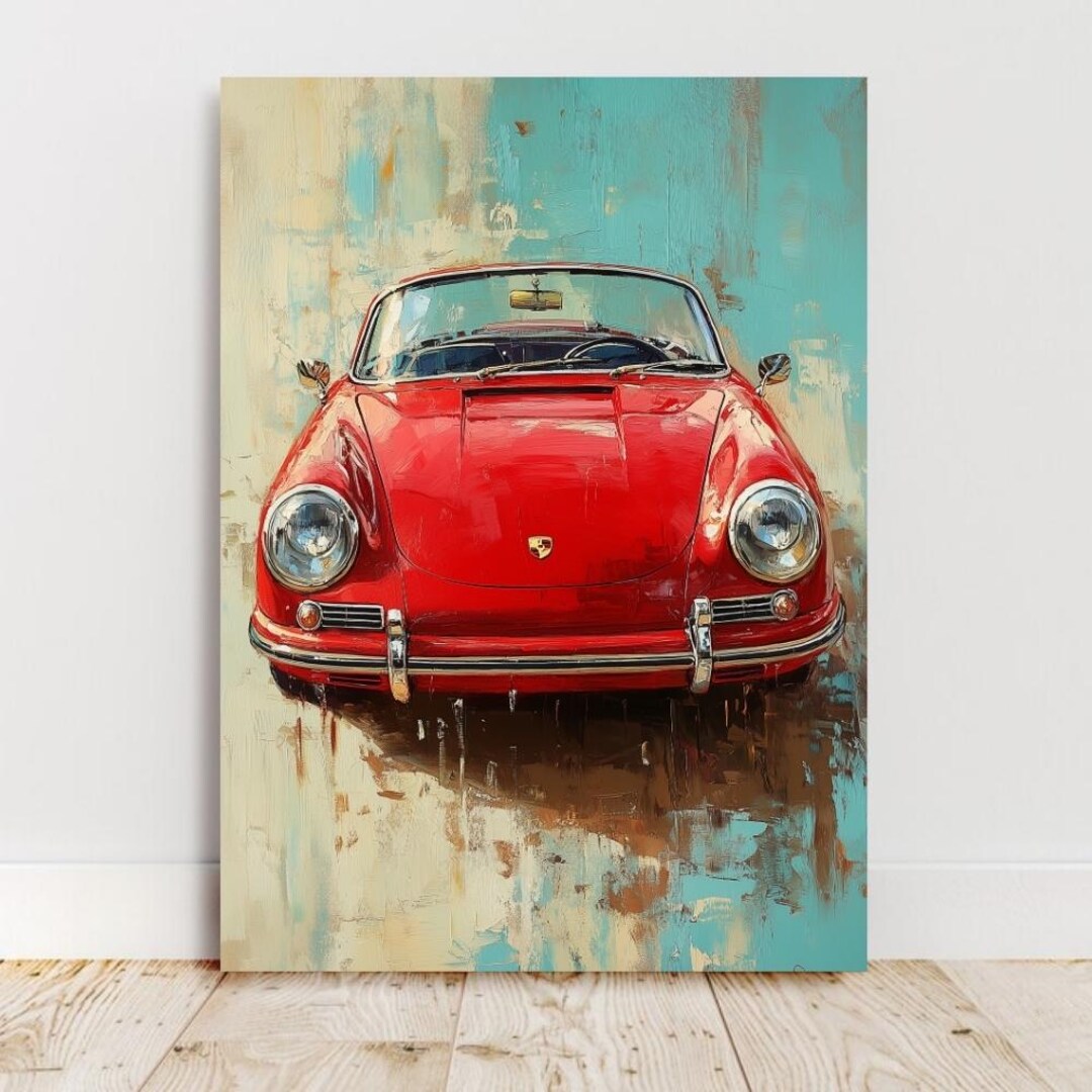 Extra Large Vintage Porsche 911 F1 Colorful Wall Art Need For Speed extra-large-vintage-porsche-911-f1-colorful-wall-art-need-for-speed