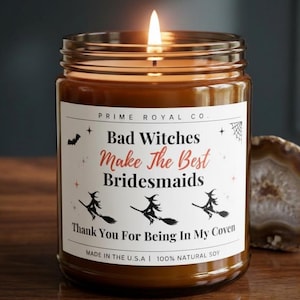 Witch Bridesmaid Gift, Halloween Bridesmaid Gift, Witch Bridal Party Gift, Bridal Party Favor, Bachelorette Box Gift, Bride Tribe Gift