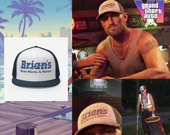 GTA Inspired – Jason Duval &quot;Brian&#39;s&quot; Replica – Trucker Hat
