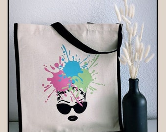 Shopper Tasche Tote Bag colors of your mind Bio Baumwolle