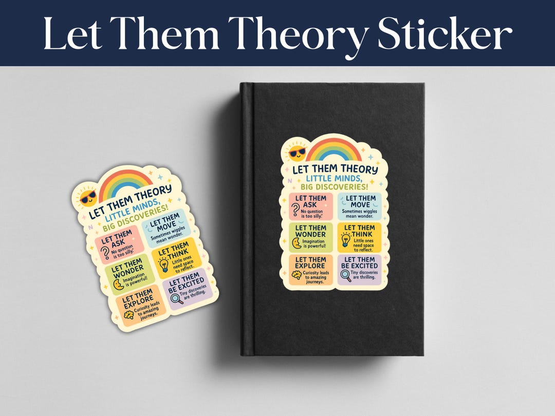 Let Them Theory Sticker: Emotional Intelligence Reminder - SEL Decal - Etsy