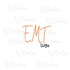 EMT WIFE SVG file