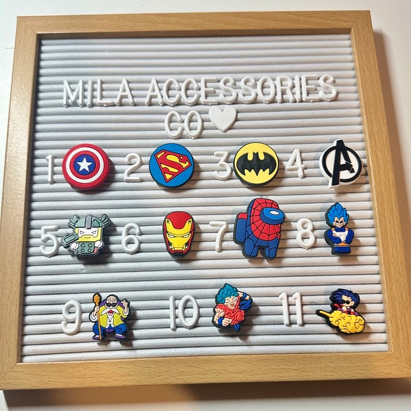 DRAGON BALL Z CROC PINS visual data 2