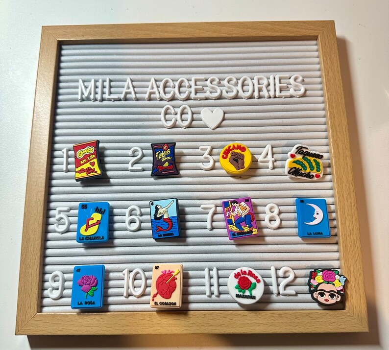 Latino Shoe Charms Mexican Charms Croc Charms Jibbitz Kids Etsy