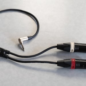 XLR-adapter voor ORTF-stereomicrofoon