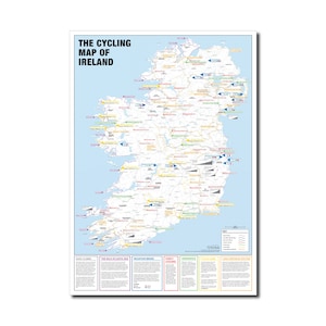 Die Fahrradkarte von Irland