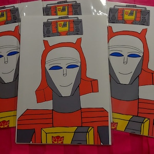 Transformers Blaster Art Print