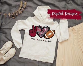 Alabama Crimson Tide Football PNG: Sublimation Design (Digital Download)