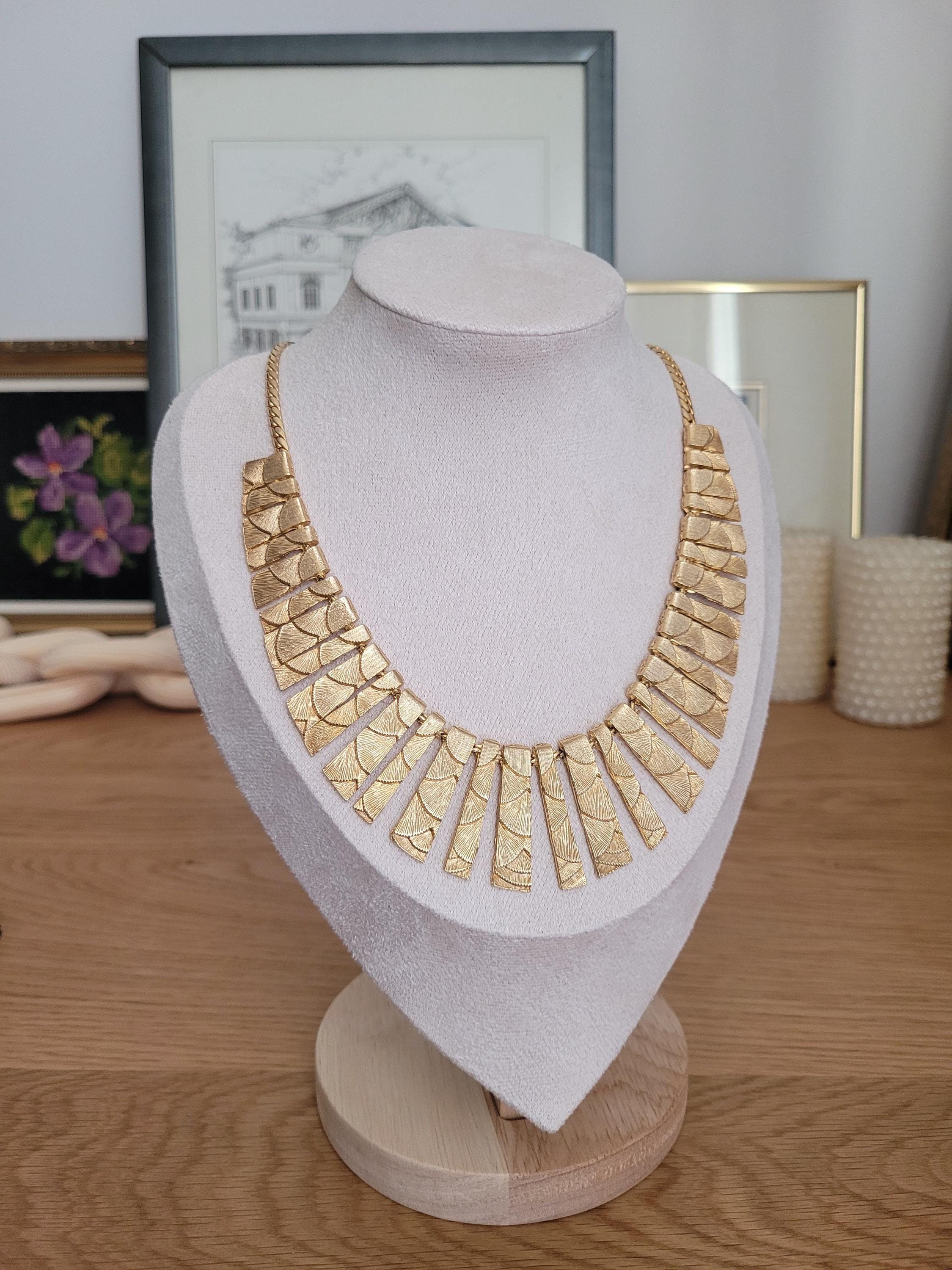 Fabriquer un collier plastron inspiration ethnique