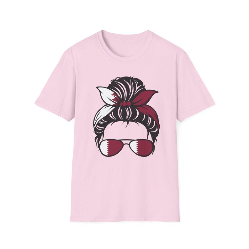 Qatar Shirt, Qatar Flag Shirt, Qatar Jersey, Qatar Messy Bun, Qatar Bun Shirt, Qatar Soccer, Qatar World cup shirt, Country Shirt, Flagshirt image 5