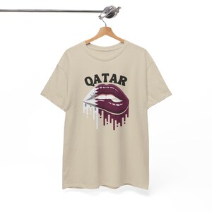 Qatar-tröja, Qatar Lips-tröja, Qatar-flaggtröja, Qatar-tröja, Qatar VM-tröja, Qatar fotbollströja, landströja, flaggtröja bild 20
